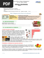 Ciencia Y Tecnología: Título: "Indagamos Sobre El Hierro en Los Alimentos"