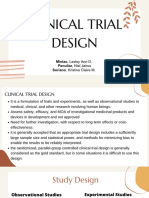 Clinical Trial Design