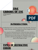 Refractive Errors of Eye