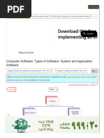 Computer Software - Types of Software - System and Application Software - (For CBSE, ICSE, IAS, NET, NRA 2024) FlexiPrep