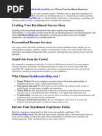 Enrollment Specialist Cover Letter