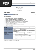 Technology Grade 7 Task 2: Pat Time: Term 1 TOTAL: 70