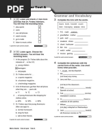 Metro Starter End of Year Test A 5 PDF Free