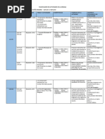 Planificador de Actividades de La Semana Religion