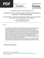 ANIDIS22 An Innovative Active Control System For The Seismic Retrofit of A Precast R.C. Wall Bearing Building