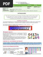 Guia 4 Suma y Resta de Numeros Naturales 6 Mat. Milena