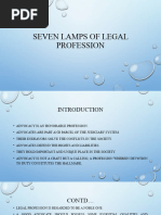 Lamps of Legal Profession