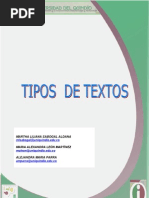 Guía 3 UNIDAD. Tipos de Textos