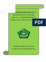 Program Kerja MGMP