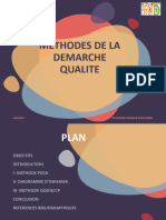 Méthodes de La Démarche Qualité