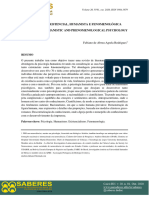 Psicologia Existencial Humanista e Fenomenológica