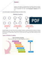 Coupling and Cohesion