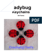 THK0096UK - Ladybug Keychains