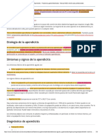 Apendicitis - Trastornos Gastrointestinales - Manual MSD Versión para Profesionales