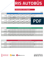 Horarios Paradas Torrent Direcc - Castello