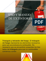 Uso y Manejo de Extintores