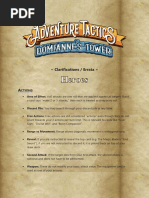 Adventure Tactics Clarifications 1