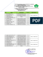 Jadwal Observasi Kelas