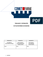 Traslado y Operacion de Plataforma