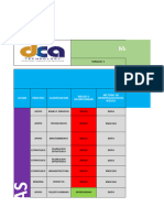 MATRIZ DE RIESGO Y OPORTUNIDAD Ejemplo