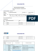 Carta Descriptiva Materia Globalizacion, Ciudadanía y Educación