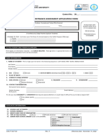 College Entrance Assessment Application Form: Catanduanes State University