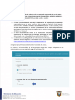 Ruta para La Presentación de La Declaración Juramentada 2023sierra Amazonía