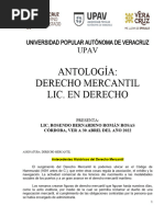 Antologia de Derecho Mercantil