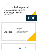 Methods J Techniques and Strategies For English Language