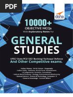 Disha 10000 Objective MCQs General Studies