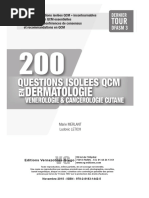 Dermatologie Dermatologie Dermatologie: Questions Isolees QCM Questions Isolees QCM Questions Isolees QCM