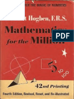 Hogben Mathematics For The Million 4ed 1968 Text