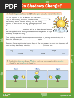 How Do Shadows Change Foundation (Year 3) Full Colour - S2WFC1166