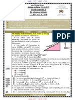 Année Scolaire 2018-2019 Devoir Surveillé 2 de Physique Chimie 1 Bac SM B.I.O.F