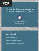 Census of India 2011-Census of India 2011, National Population Register Socio Economic and Caste Census