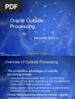 OutSide Processing Demo