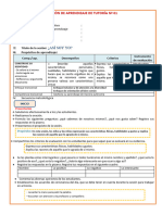 Sesión 1, Tutoría. Así Soy Yo