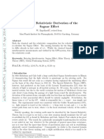 Classical and Relativistic Derivation of The Sagnac Effect