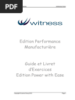 WITNESS Manufacturing Workbook