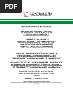 CC-Proceso para Obtención de Licencia de Conducir en La Gerencia Regional de Transportes y Comunicaciones de Lambayeque