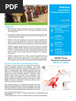 UNICEF Pakistan Humanitarian Situation Report No. 2 (Floods) 09 September 2022