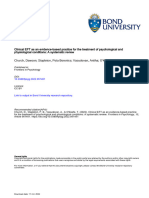 Clinical EFT As An Evidence Based Practice For The Treatment