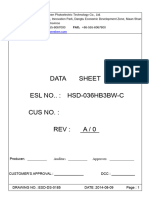 Display HSD-036HB3BW-C