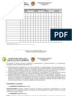 Formato Autoevaluación Del Estudiante