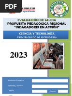 EVALUACIÓN Salida 1° 2023 - 10 de Noviembre - Indagadores en Acción