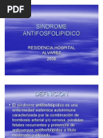 Sindrome Antifosfolipidico