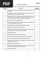 Eq IDR Checklist 0