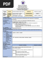 Quarter 3 - Week 1 Daily Lesson Plan in English