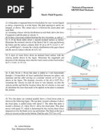 Sheet#1 Fluid Proerties