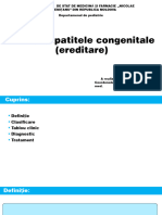 Hepatitele Congenitale: Ereditare